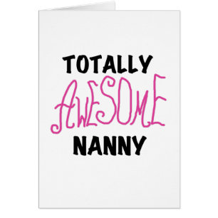 Totally Awesome Nanny Pink T-shirts and Gifts
