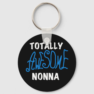 Totally Awesome Nonna Blue T-shirts and Gifts Key Ring