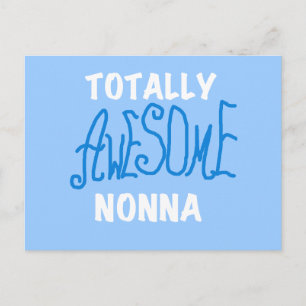 Totally Awesome Nonna Blue T-shirts and Gifts Postcard