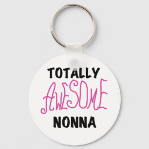 Totally Awesome Nonna Pink T-shirts and Gifts Key Ring