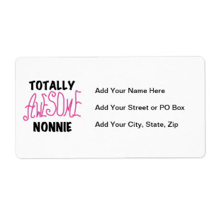 Totally Awesome Nonnie Pink Tshirts and Gifts