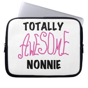 Totally Awesome Nonnie Pink Tshirts and Gifts Laptop Sleeve