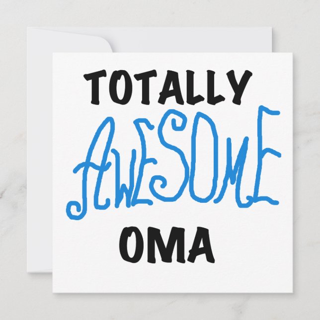 Totally Awesome Oma Blue T-shirts and Gifts (Front)