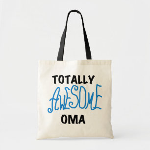 Totally Awesome Oma Blue T-shirts and Gifts Tote Bag