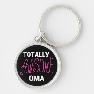 Totally Awesome Oma Pink T-shirts and Gifts Key Ring