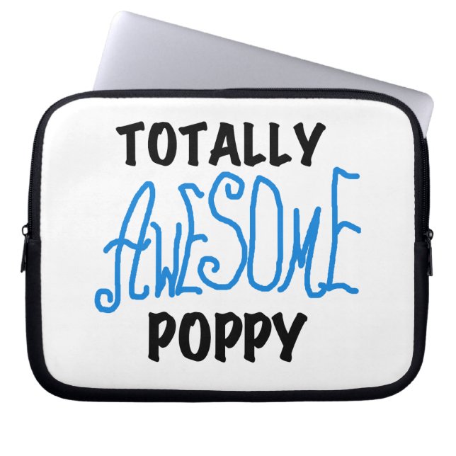 Totally Awesome Poppy T-shirts and GIfts Laptop Sleeve (Front)