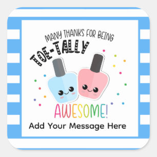 Totally Awesome Thank You Stickers – Fun Appreciat