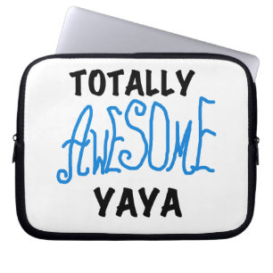 Totally Awesome Yaya T-shirts and Gifts Laptop Sleeve