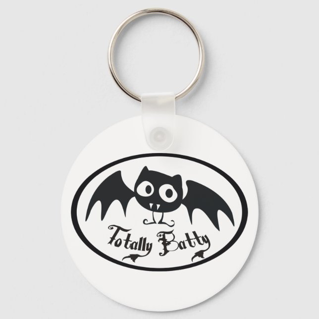 Totally Batty Key Ring (Front)