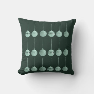 Totally Baubled Christmas Ornament Vector Design Cushion