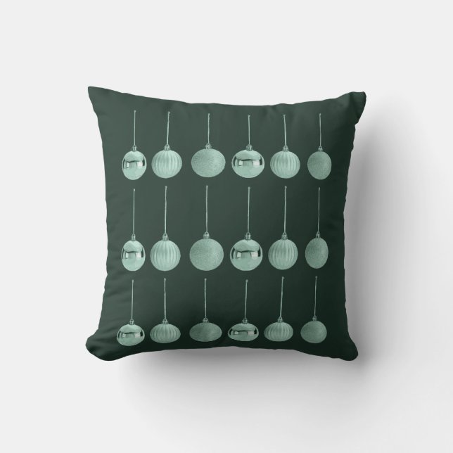 Totally Baubled Christmas Ornament Vector Design  Cushion (Front)