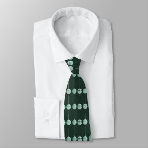 Totally Baubled Christmas Ornament Vector Design Tie