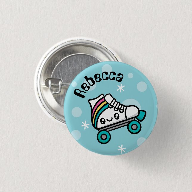 Totally Cute Doodles button (Front & Back)