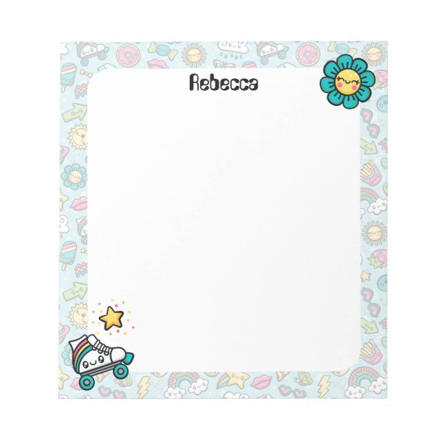 Totally Cute Doodles Notepad (Front)