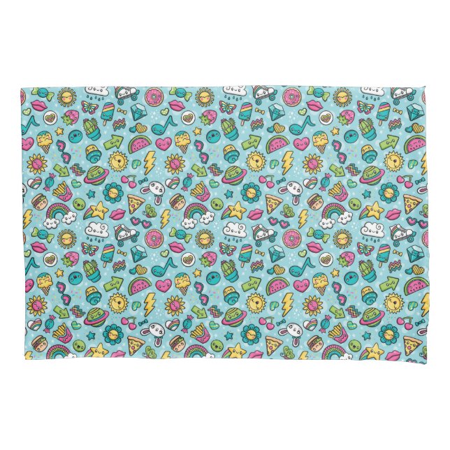 Totally Cute Doodles pillowcase (Front)