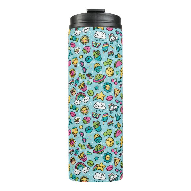 Totally Cute Doodles tumbler (Front)