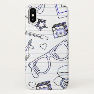 Totally Epic Eighties Doodle Case-Mate iPhone Case