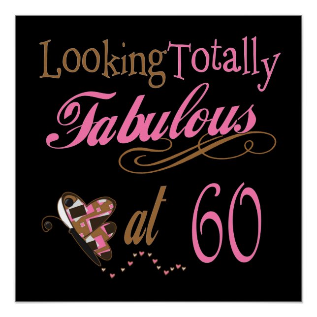 Totally Fabulous at 60 Poster (Front)