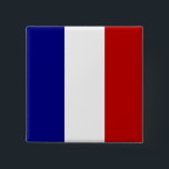 Totally French Flag 15 Cm Square Badge<br><div class="desc">Image features the Flag of France, or French Flag, completely covering item. Great way for travelers to remember a lovely French holiday, trip or vacation to France. Wonderful for the French, French-Americans and French-Canadians to honour their heritage, culture and ancestry. Add to your world flags collection. Absolutely necessary for Bastille...</div>