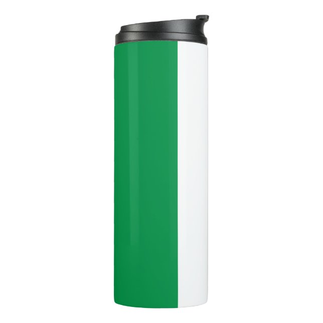 Totally Italian Flag Thermal Tumbler (Rotated Left)