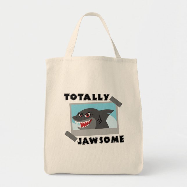 Totally Jawsome Tote Bag (Front)