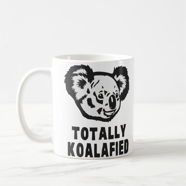 Totally Koalafied Koala Coffee Mug (Left)