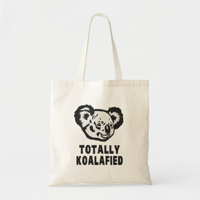 Totally Koalafied Koala Tote Bag (Front)
