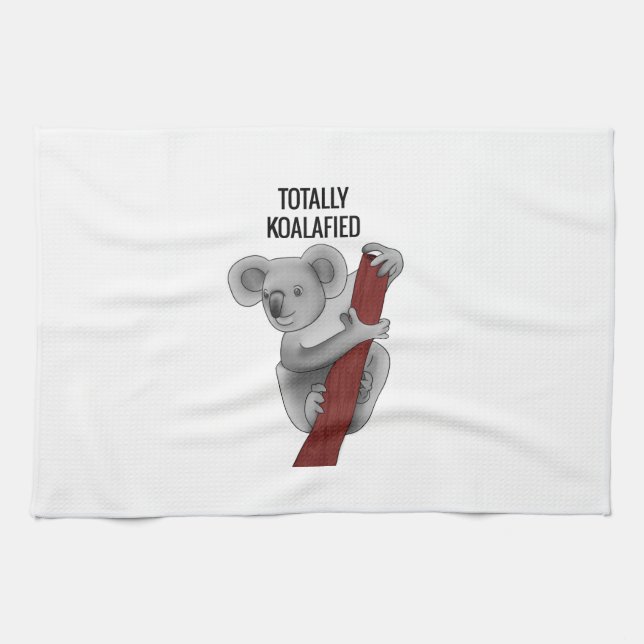 Totally Koalafied Tea Towel (Horizontal)