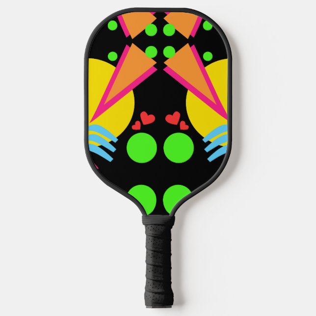 Totally New Wave Eighties Pickleball Paddle (Front)
