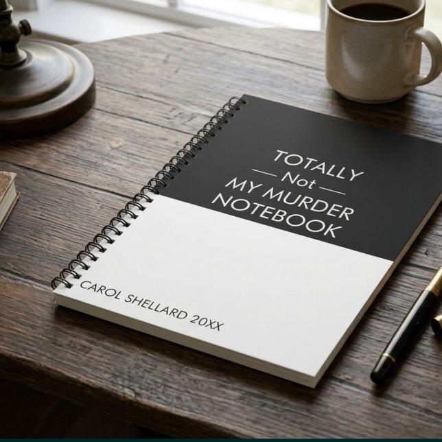 Totally Not My Murder Notebook – Funny Dark Humour (Creator Uploaded)
