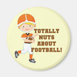Totally Nuts About Football Magnet
