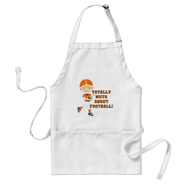 Totally Nuts About Football Standard Apron (Front)