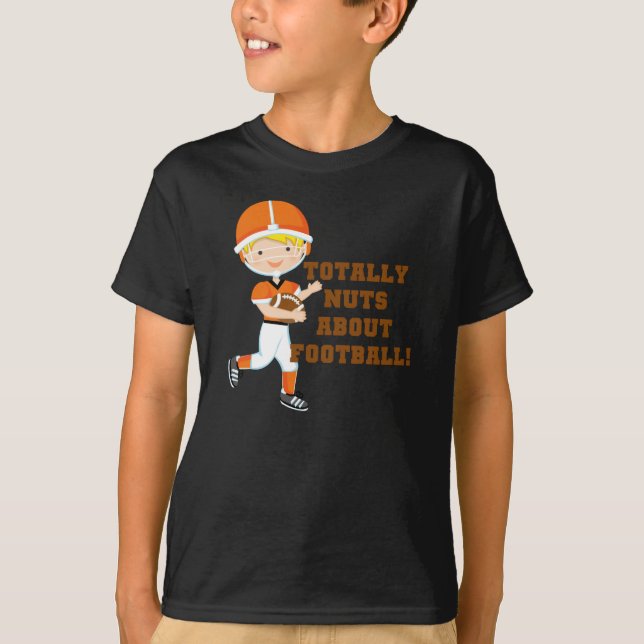 Totally Nuts About Football T-Shirt (Front)