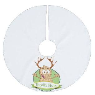 Totally Nuts! Brushed Polyester Tree Skirt