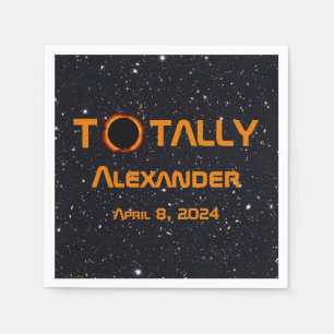 Totally Personal 2024 Solar Eclipse Napkin