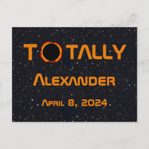 Totally Personal 2024 Solar Eclipse Postcard