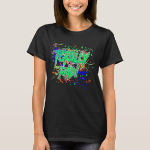 Totally Rad 80's Paint Splash Cute Creatives T-Shirt