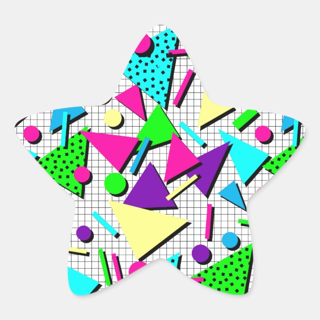 totally radical star sticker (Front)