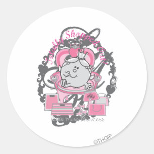 Totally Shopped Out Classic Round Sticker