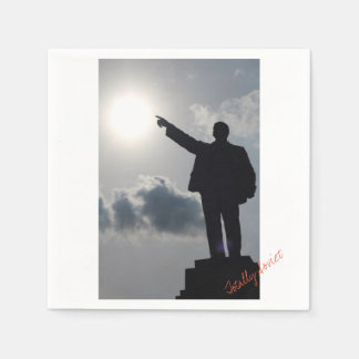Totally Soviet Pointing Lenin Paper Napkin