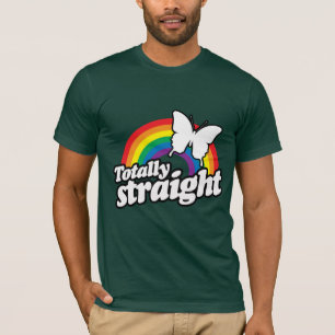 TOTALLY STRAIGHT BUTTERFLY T-Shirt
