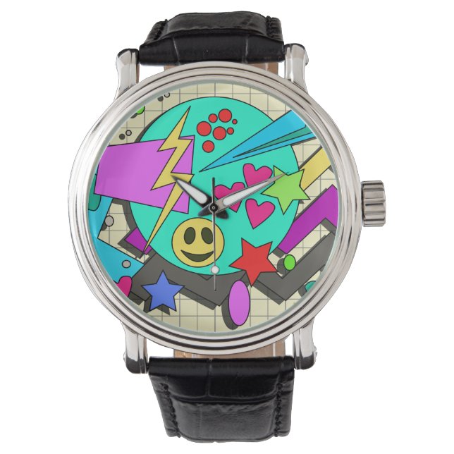Totally Toon Nineties Extreme Fun Cartoon Watch (Front)