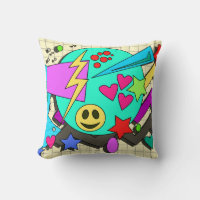 Totally Toon Nineties Flashback Cartoon Pattern