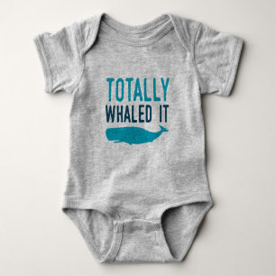 Totally Whaled It Baby Bodysuit