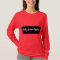 Totally Woke Fashion Logoed Red Long Sleeve Tee