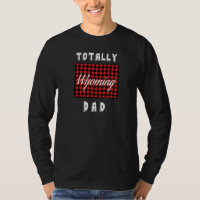 TOTALLY WYOMING DAD Buffalo Plaid STATE MAP 