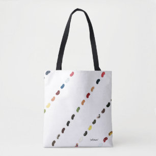 Tote, All-Over with "Jellybeans" by Amber Larsen Tote Bag