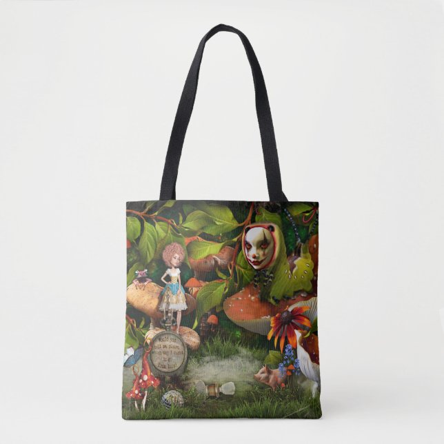Tote art bag - Alice #4 (Front)