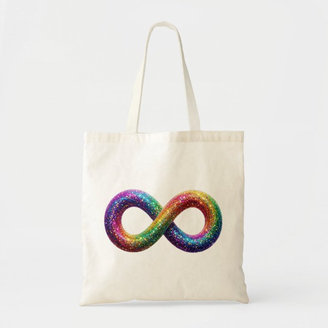 tote, autism, infinity sign tote bag (Front)
