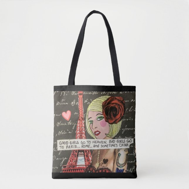 Tote bad-good girls go to heaven. bag (Front)
